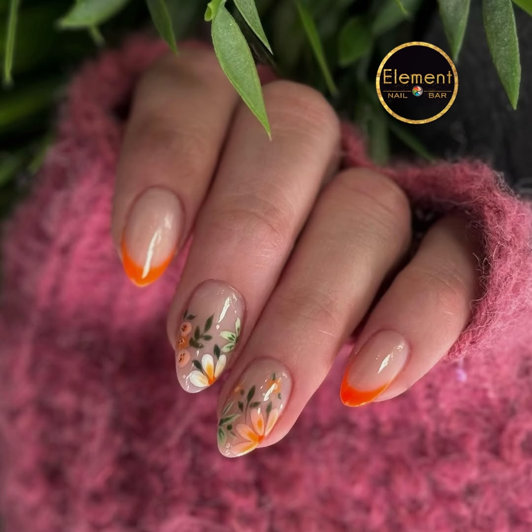 Builder Gel nails at Element Nail Bar Phoenix