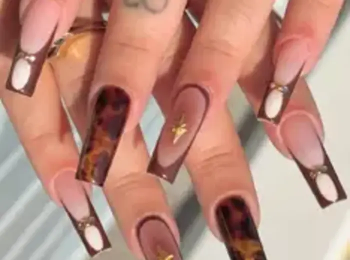 Acrylic nail service work at Element Nail Bar — 16th Street in Phoenix