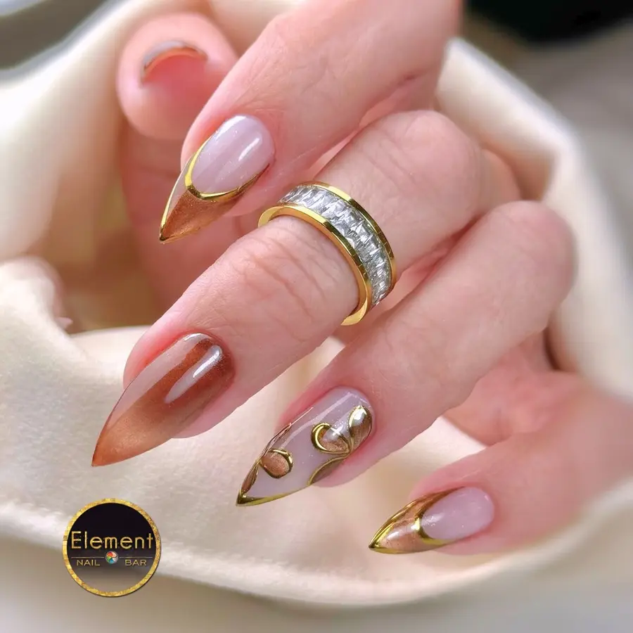 Finished manicure photographed for Element Nail Bar — 16th Street in Phoenix