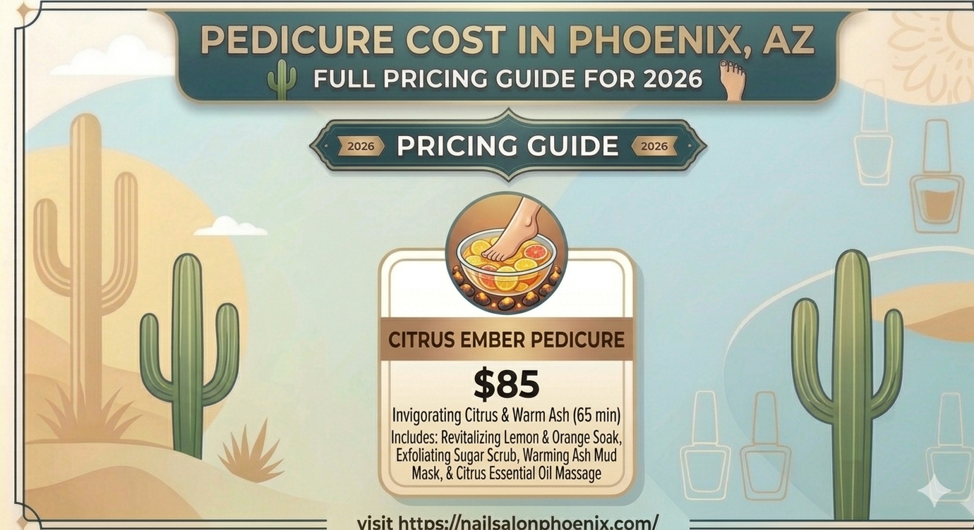 Citrus Ember Pedicure &mdash; $85 (65 Minutes)