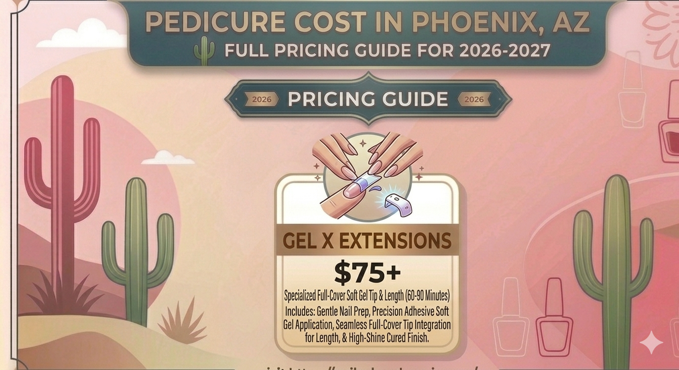 Gel X Extensions — $75+ (60-90 Minutes)
