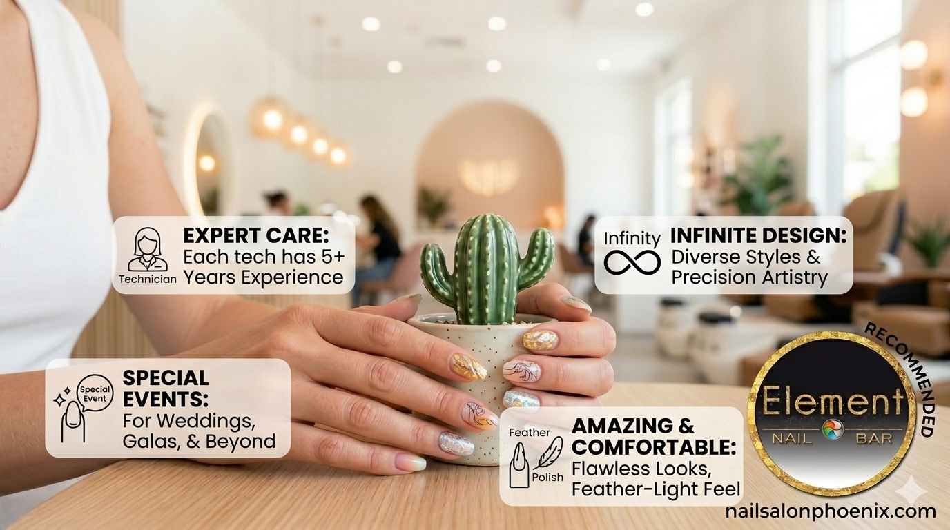 Why Element Nail Bar is Phoenix&rsquo;s Top Choice for Gel-X Nails?
