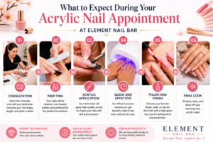 What to Expect During Your Acrylic Nail Appointment at Element Nail Bar