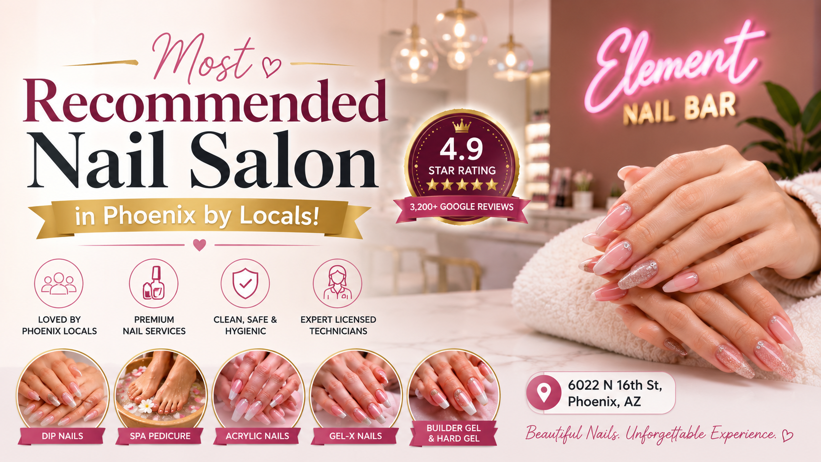 Most Recommended Nail Salon in Phoenix by Locals!