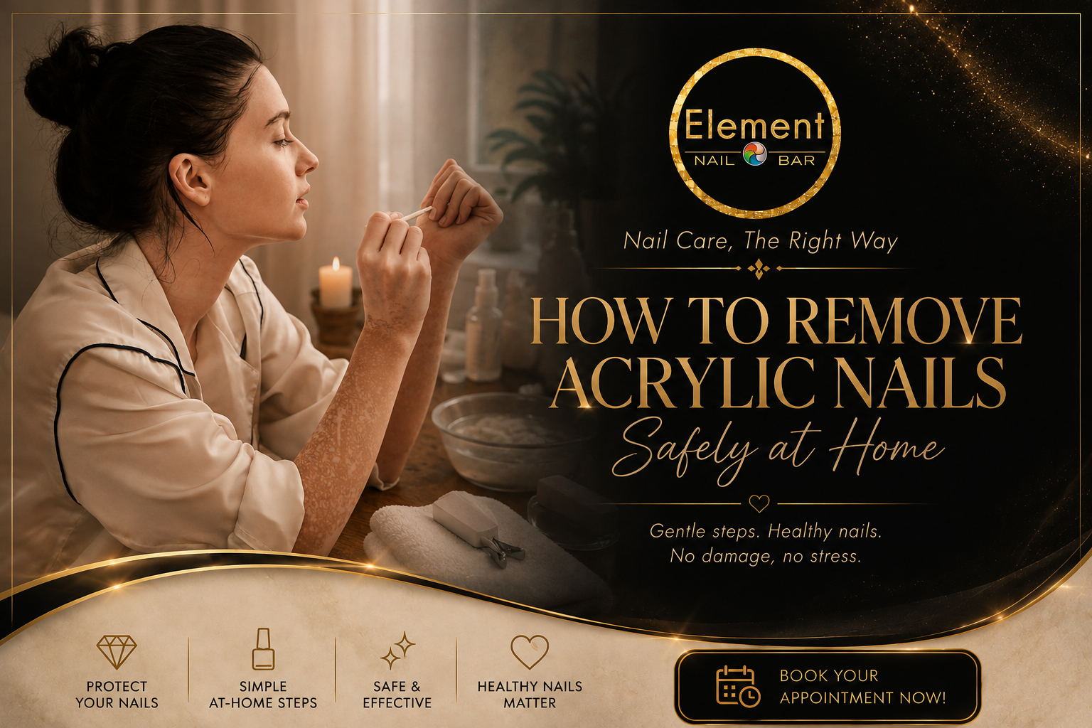 How to Remove Acrylic Nails Safely at Home